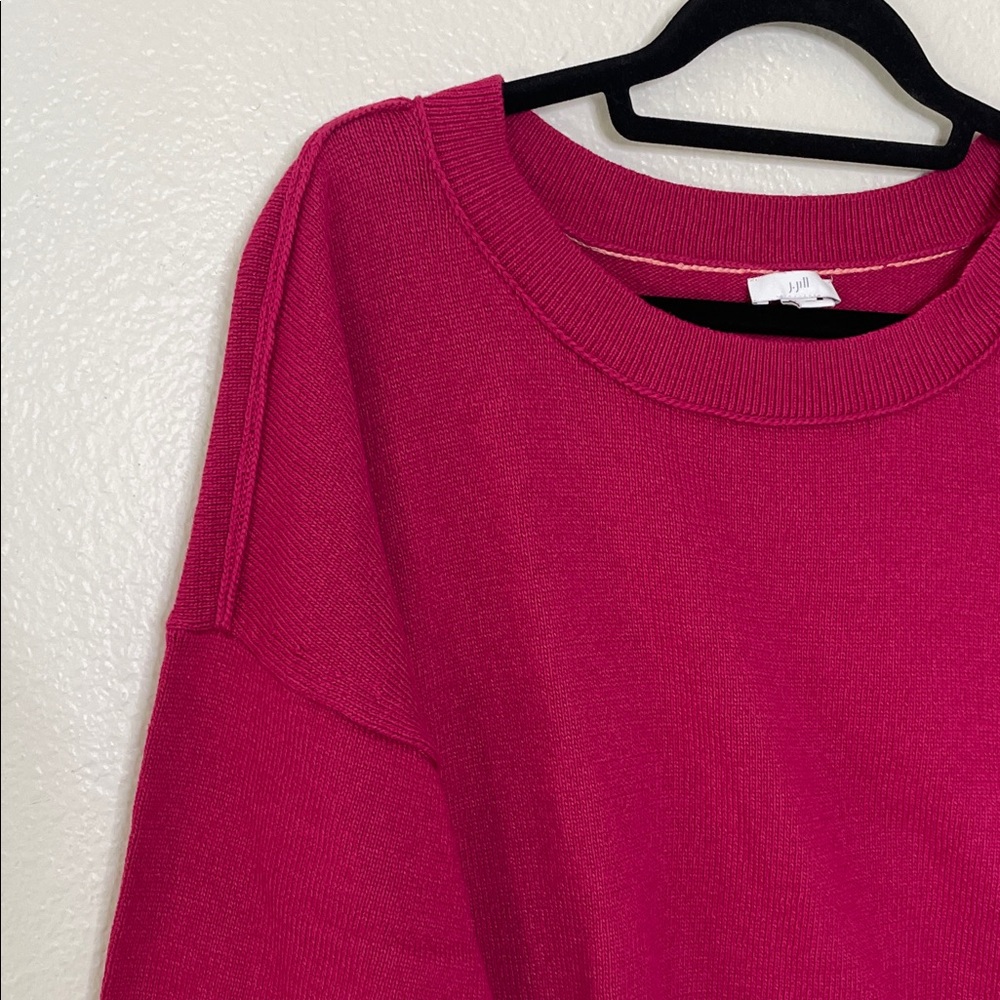 J. Jill Women's Crew Neck Sweater - Pink - Picture 2 of 7